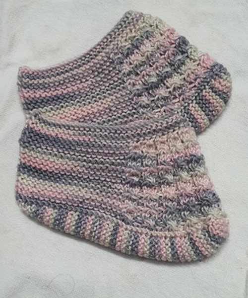 Beautiful Hand Knitted Socks in Mixture Wool