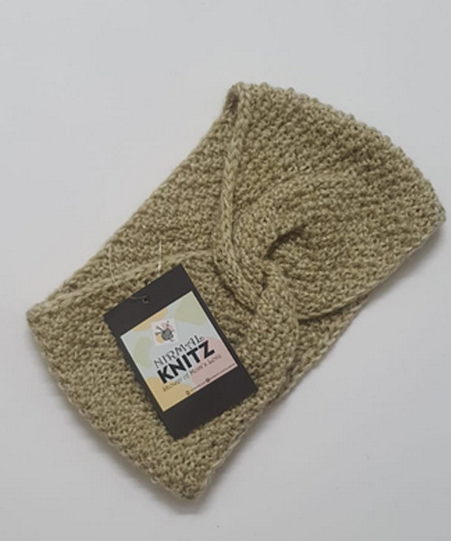 Brown Woolen Head Band