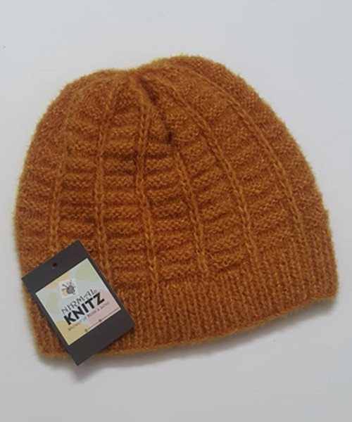 Panelled Cinnamon Brown Cap